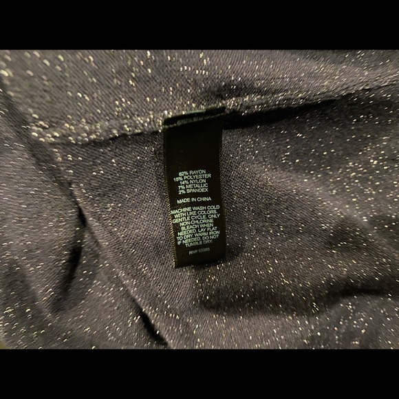 Express midnight blue shimmer dress - Picture 5 of 5